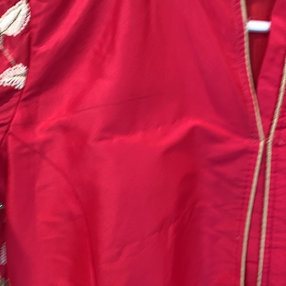 Hot Pink Indian Kaftan Embroidered and Sequined Long Dress Approx Women’s Medium - Picture 5 of 8